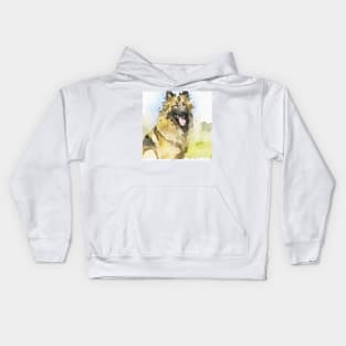 Belgian Tervuren Watercolor - Dog Lover Gifts Kids Hoodie